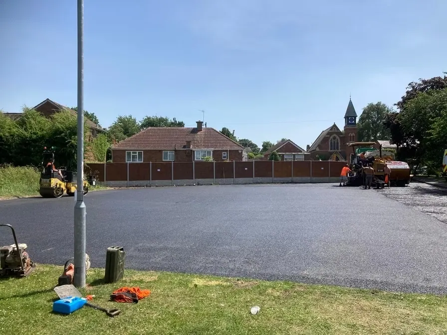 Car park resurfacing complete