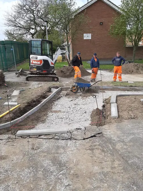 Concrete project finished by our team